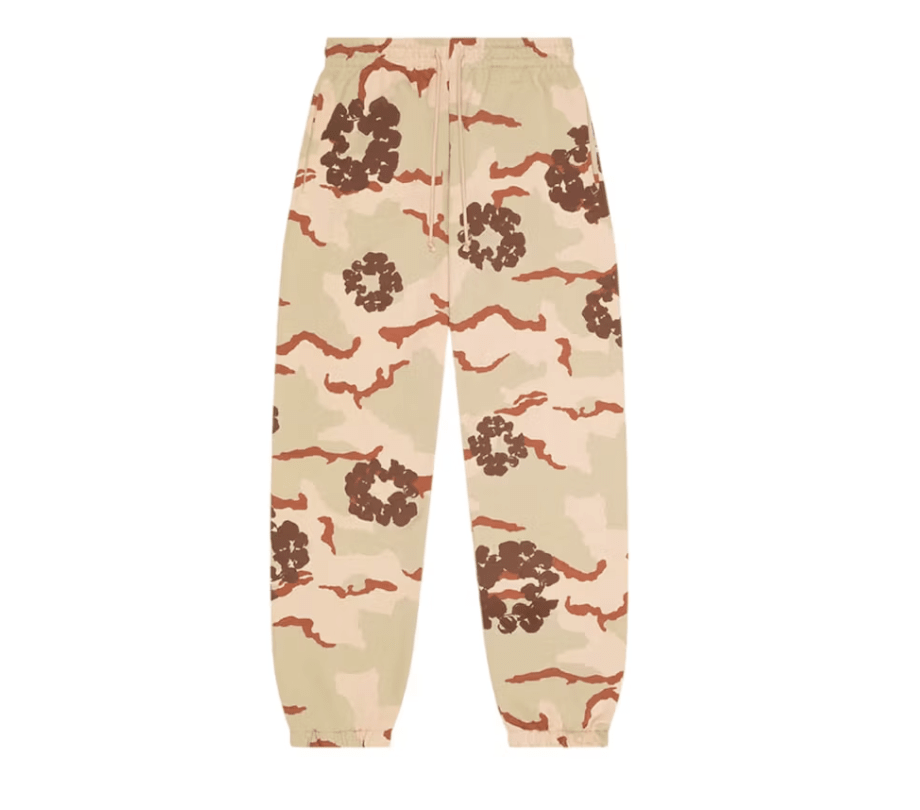 Denim Tears Cotton Wreath Sweatpants Tan Camo